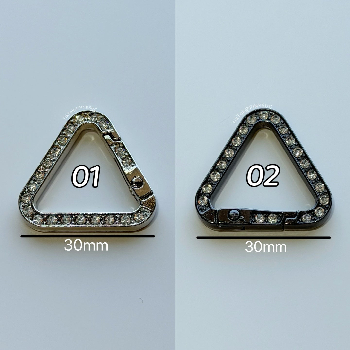 Colorful Keyrings/Colorful Shaped Spring Carabiners for DIY Phone Charms