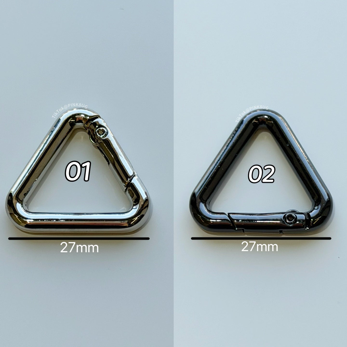 Colorful Keyrings/Colorful Shaped Spring Carabiners for DIY Phone Charms